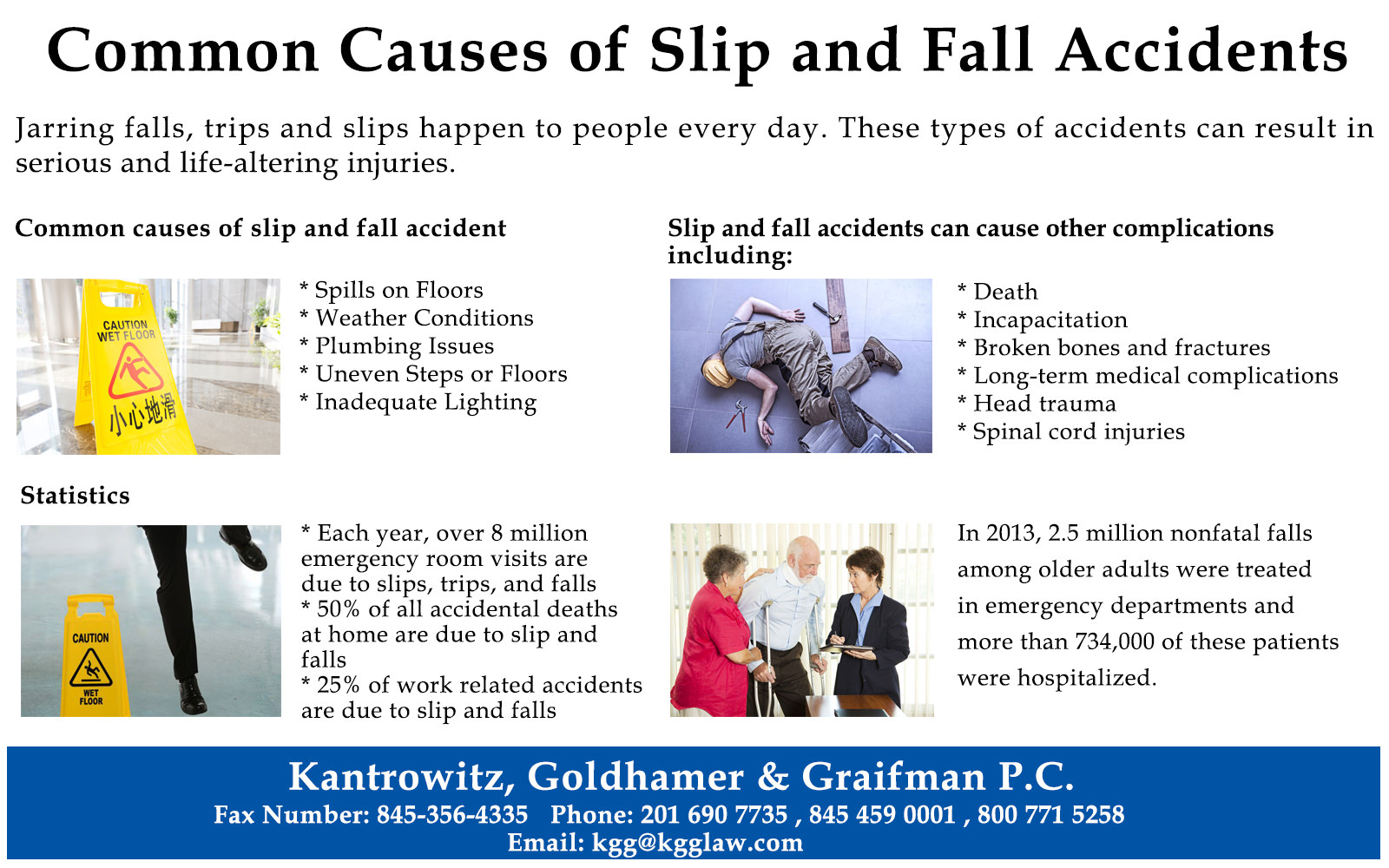 10 Common Causes of Slip and Fall Accidents