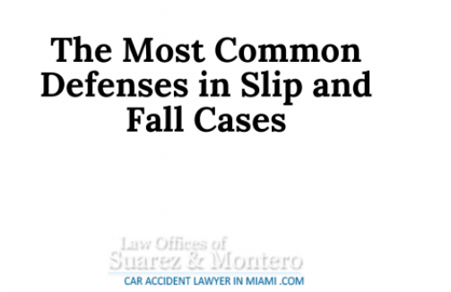 11 Common Defenses Used in Slip and Fall Lawsuits