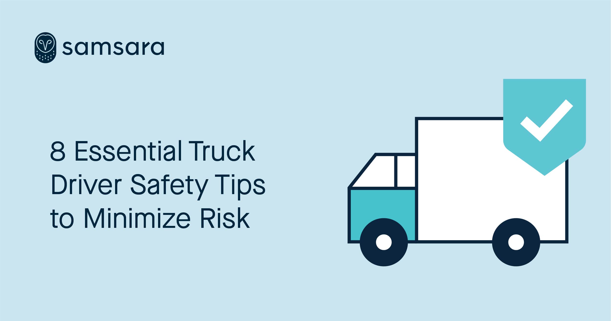 8 essential truck driver safety tips to minimize risk min