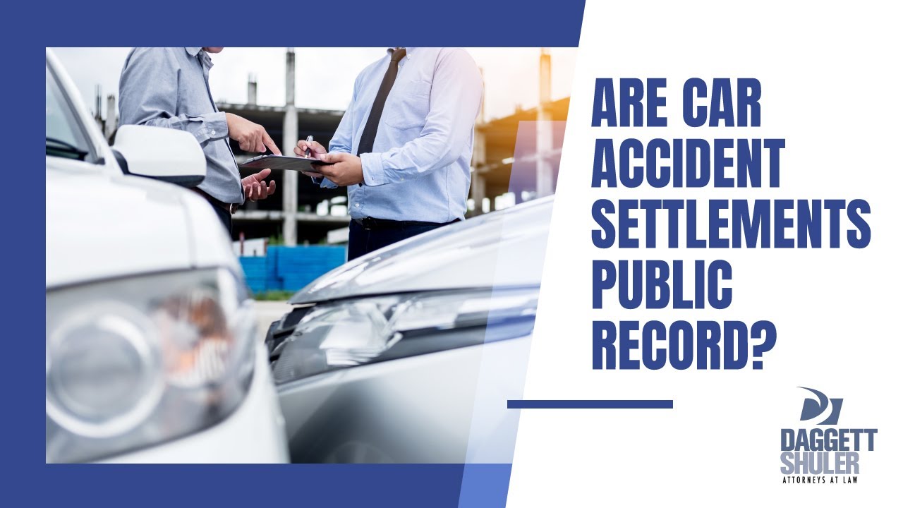 Are Car Accident Settlements Public Record?