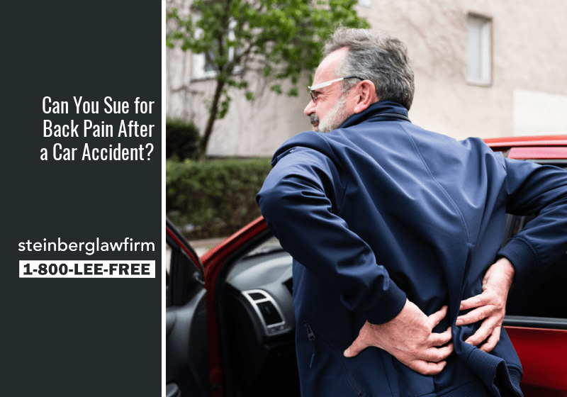 Can You Sue for Back Pain After Car Accident?