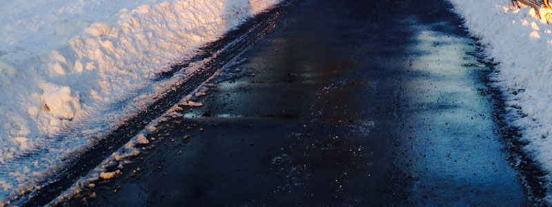 How to Not Slip Fall on Black Ice?