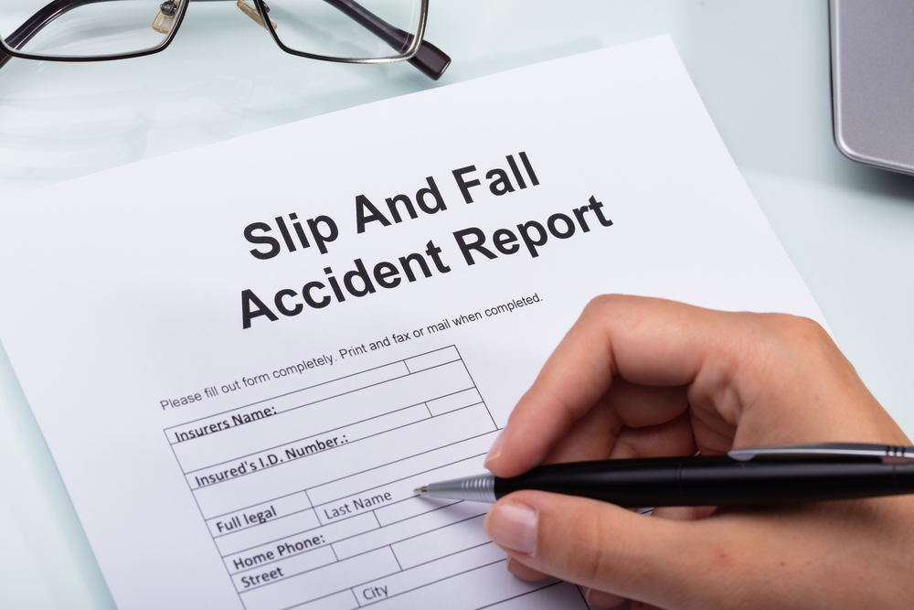 How to Report a Slip and Fall?