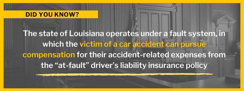 Is Personal Injury Protection Required in Louisiana?