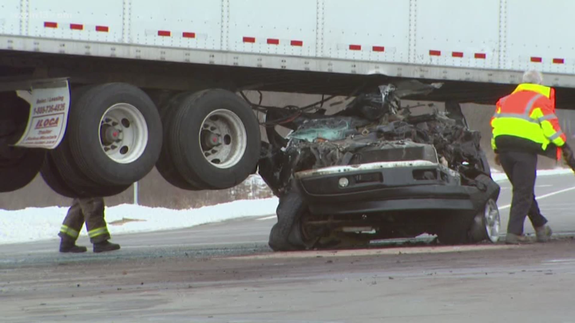 Semi Truck Vs Car Accident