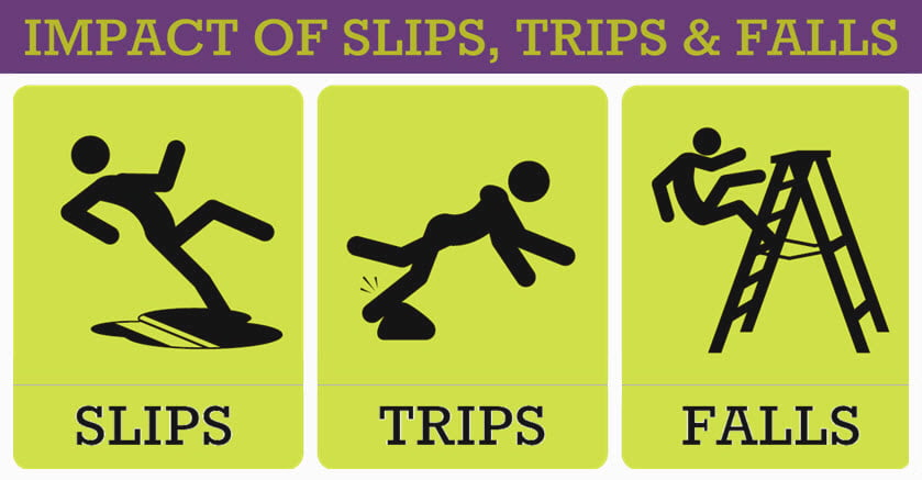 What is the Difference Between Slip Trip and Fall?