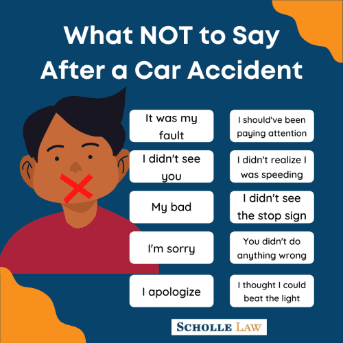 What Not to Say in a Car Accident?