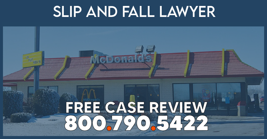 Who to Sue When Slip and Fall in Mcdonalds?